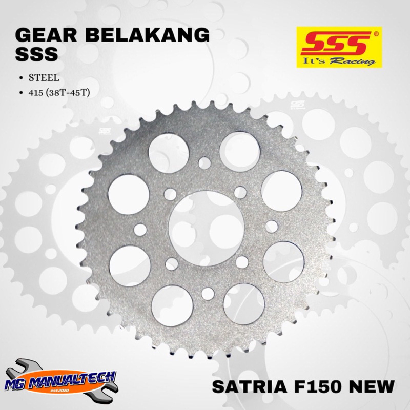 GEAR GIR BELAKANG SUZUKI SATRIA FU F150 NEW SHOGUN SMASH SSS 415 35 36 37 38 39 40 41 42 43 44 45 46