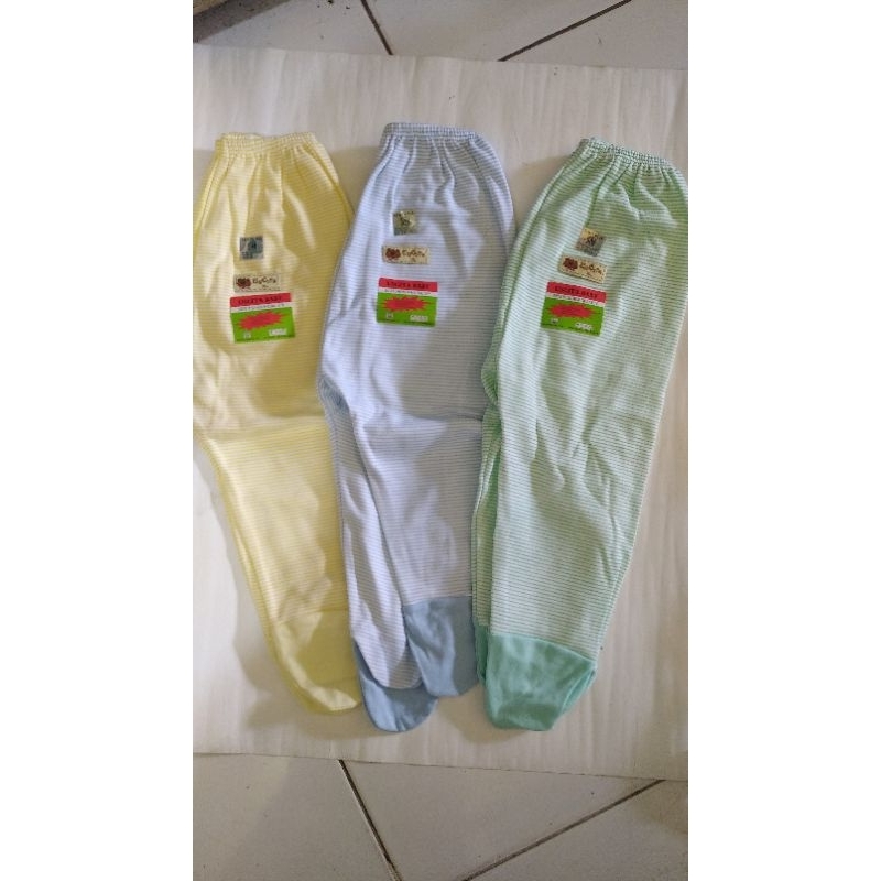 CELANA PANJANG 3 PC TUTUP KAKI BUNTU APOLO SALUR WARNA XL 18 M - 12 M