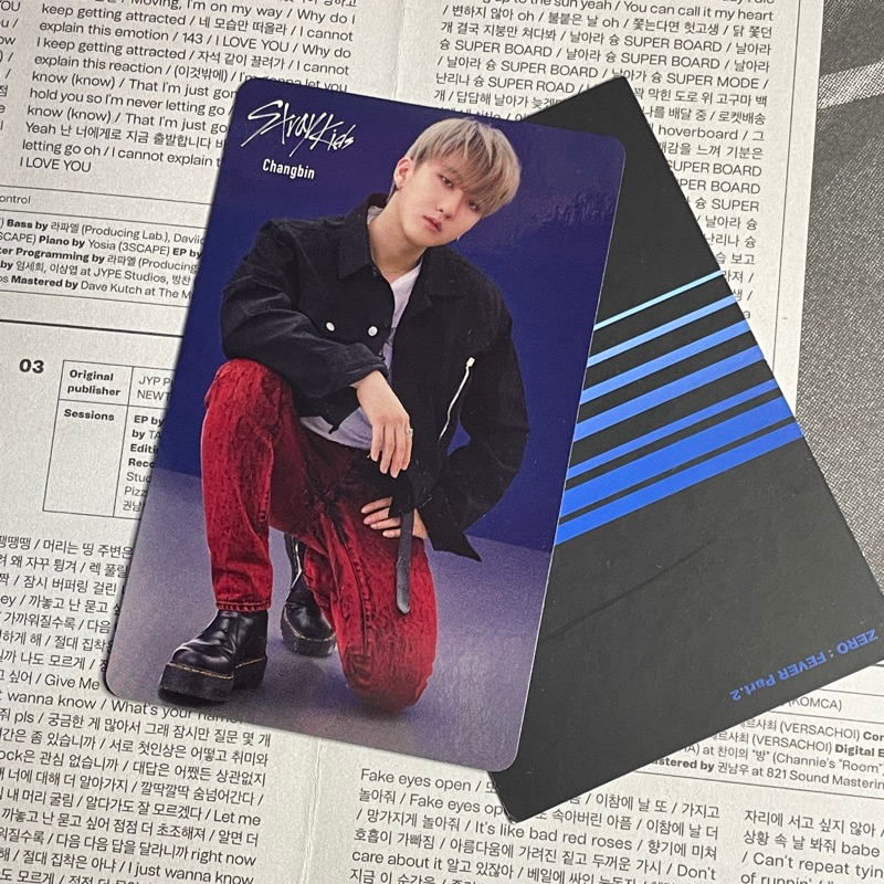 [ READY ] PC TOG CHANGBIN STRAY KIDS TOWER OF GODS JEPANG CHANGBIN