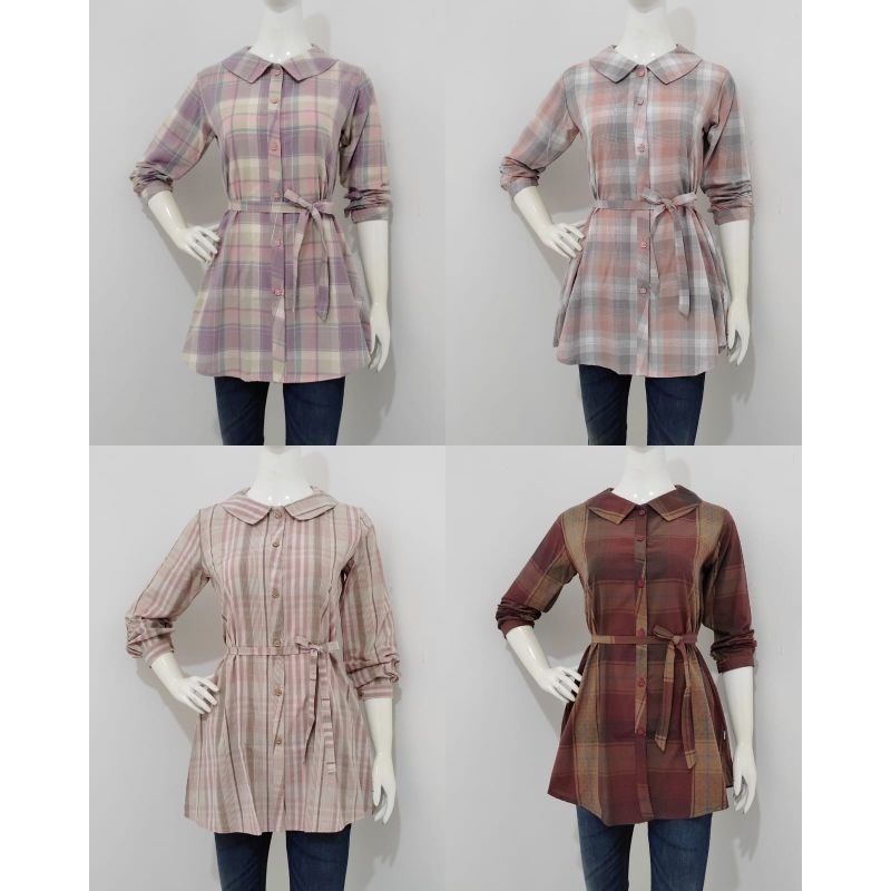 Tunik allyzzia bahan katun Triset