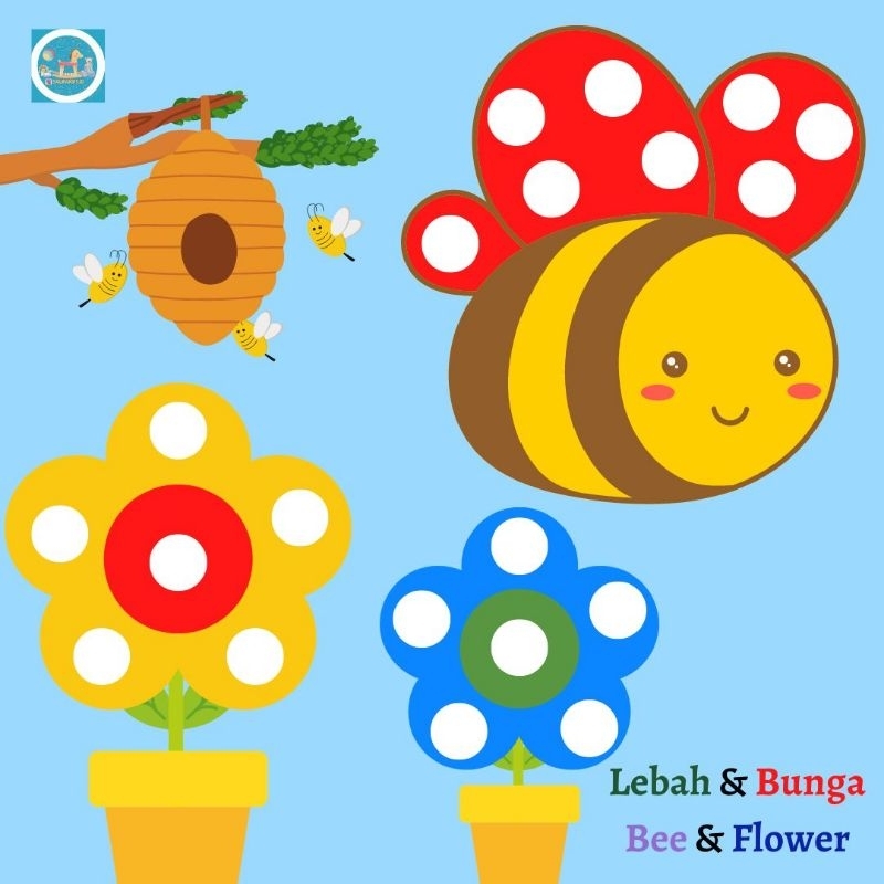 Menempel Stiker Dot Kids Activity Mainan Edukasi