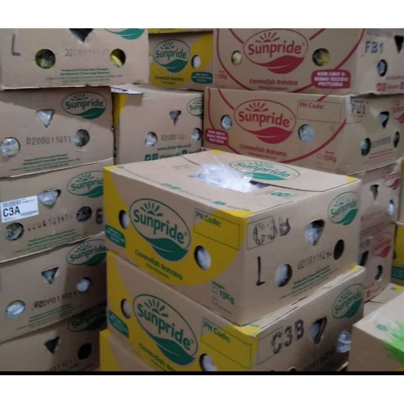 Pisang cavendish Sunpride box 13kg