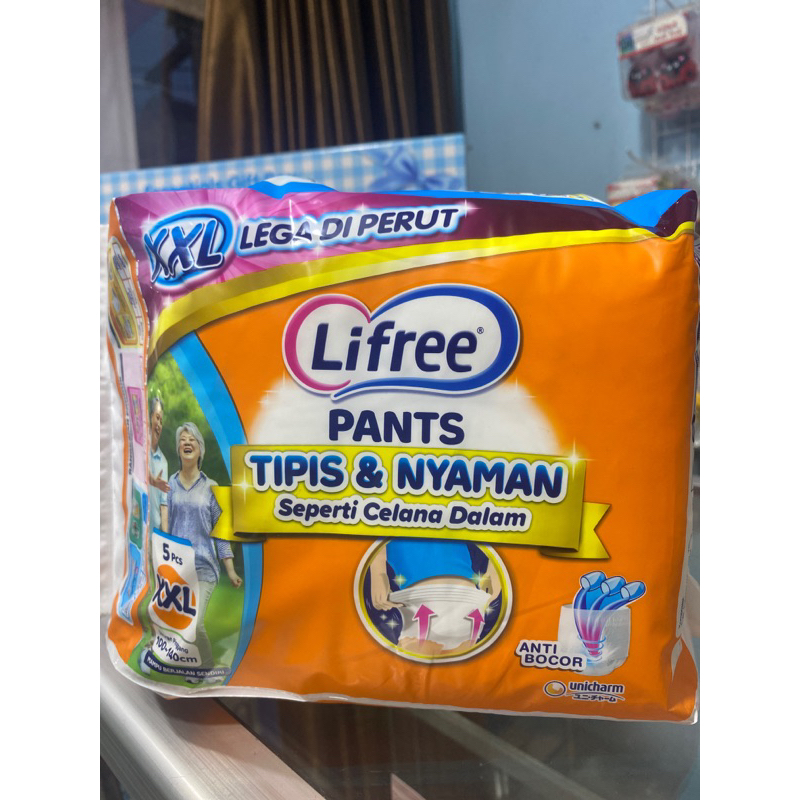 Lifree Pampers Dewasa Uk XXL5 Celana