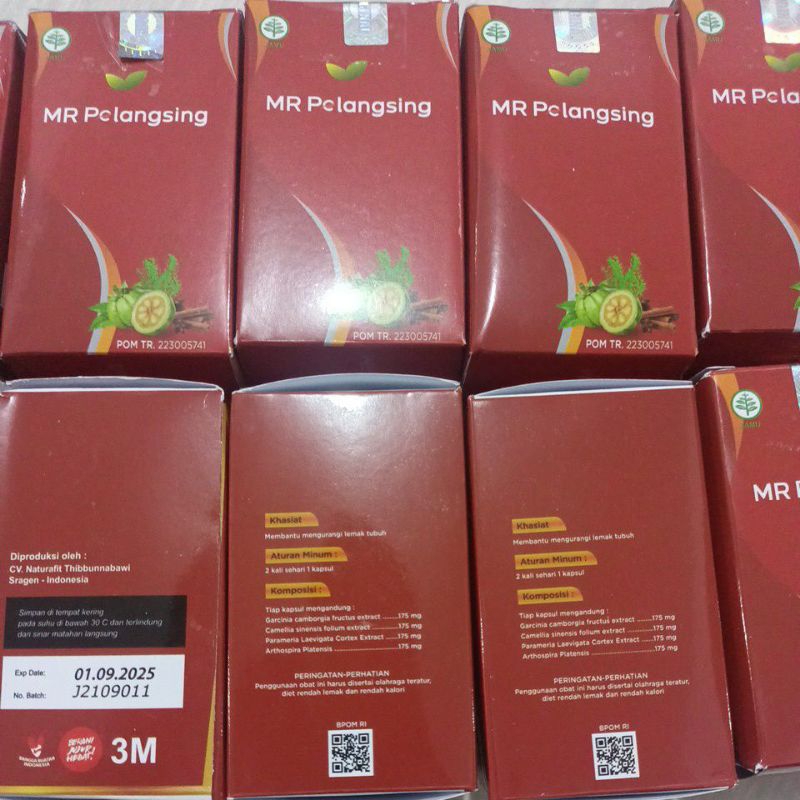 JAMU PELANGSING MR BPOM ORIGINAL HERBAL KEMASAN BOX