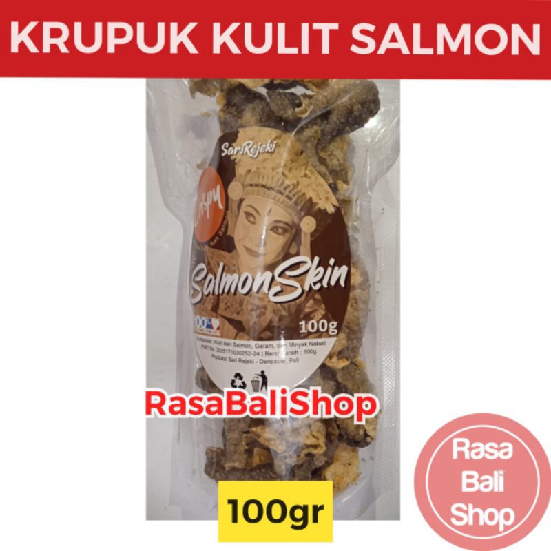 

Kerupuk Kulit Ikan Salmon Sari Rejeki, Krupuk Ikan, Kerupuk Salmon