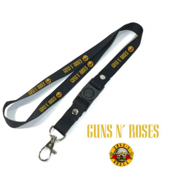 

Lanyard GNR Tali Lanyard Gantungan Kunci Name Tag Id Card / Pods / Brand lokal