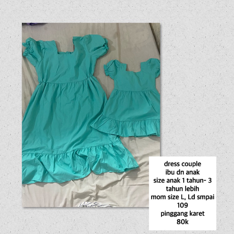 DRESS couple ibu anak