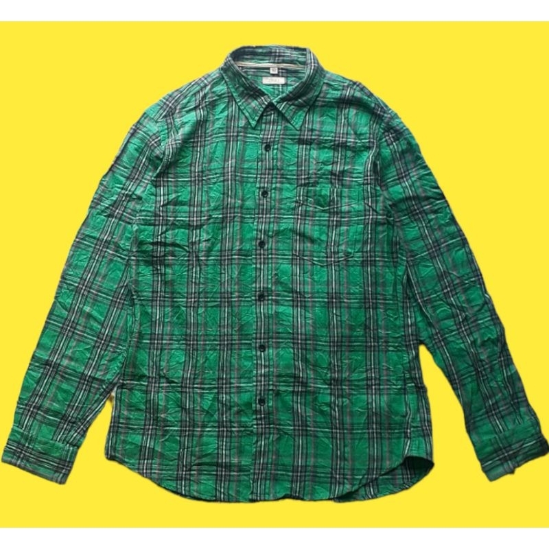 Kemeja Flanel GLOBAL UNIQLO ORIGINAL