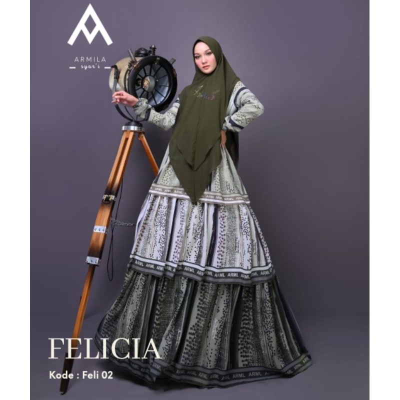 ARMILA/Feli set by Armila/Set syari/Syari premium/Syari elegant