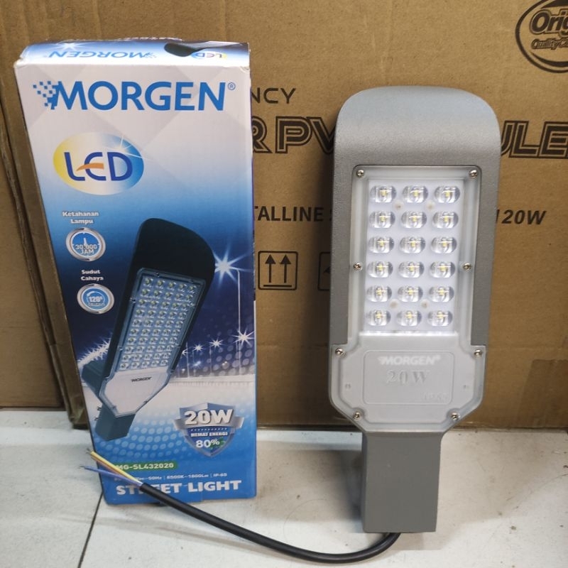 Lampu PJU LED 20W Morgen lampu jalan 20 Watt