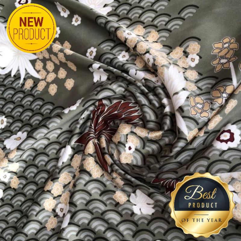 Kain Dr Silk Motif Andhaya harga setengah meter