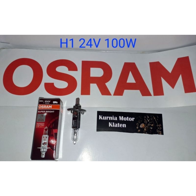 Bohlam Halogen H1 24V 100W OSRAM Original