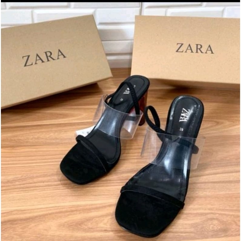 ABBUSHOES AJ 36 sendah hak tahu mika karet premium 7cm