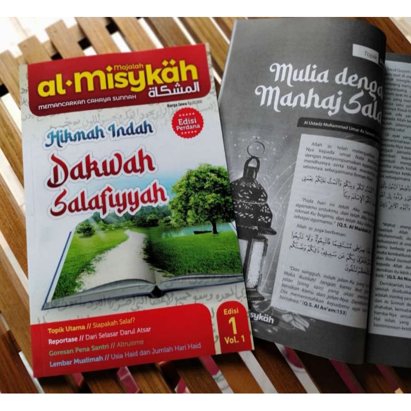Majalah Al Misykah Edisi Perdana Hikmah Indah Dakwah Salafiyah