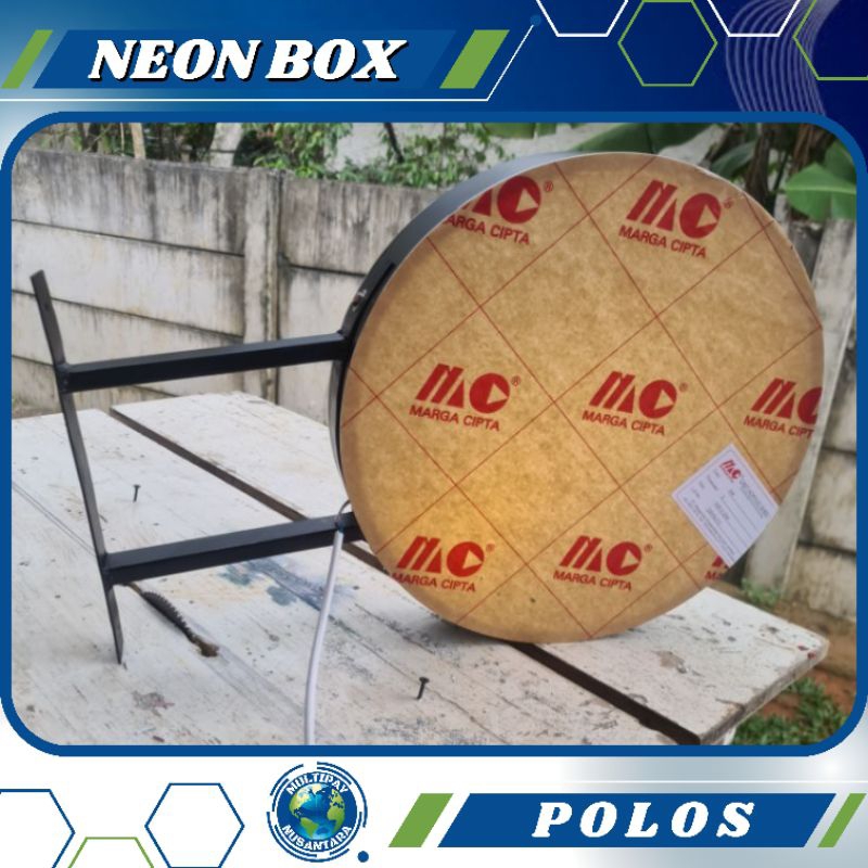 

NEON BOX NON STIKER POLOS FREE BREKET