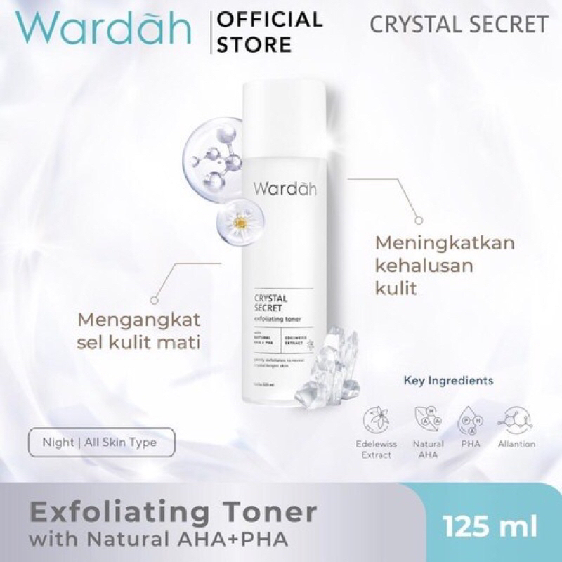 WARDAH CRYSTAL SECRET EXFOLIATING TONER