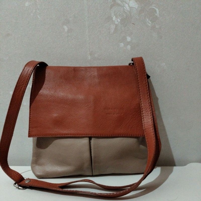 tas Selempang VERA PELLE full kulit asli
