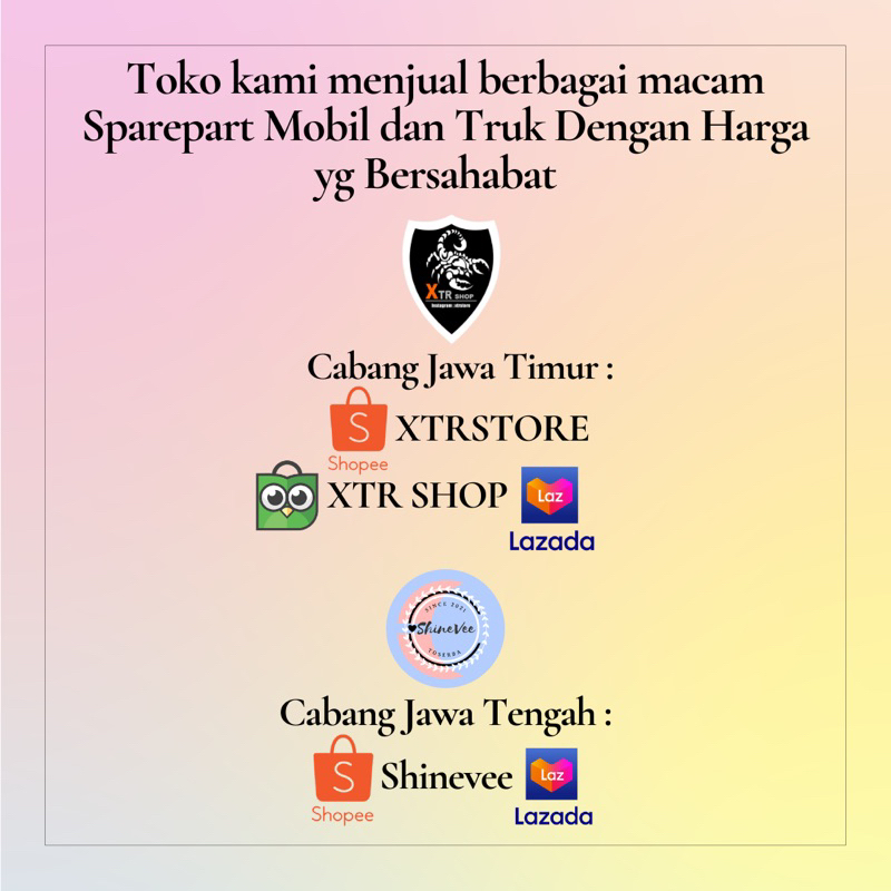 HJK Pen per isuzu Elf NKR71 pen pir isuzu NKR71 pen per macan kualitas Bagus100%