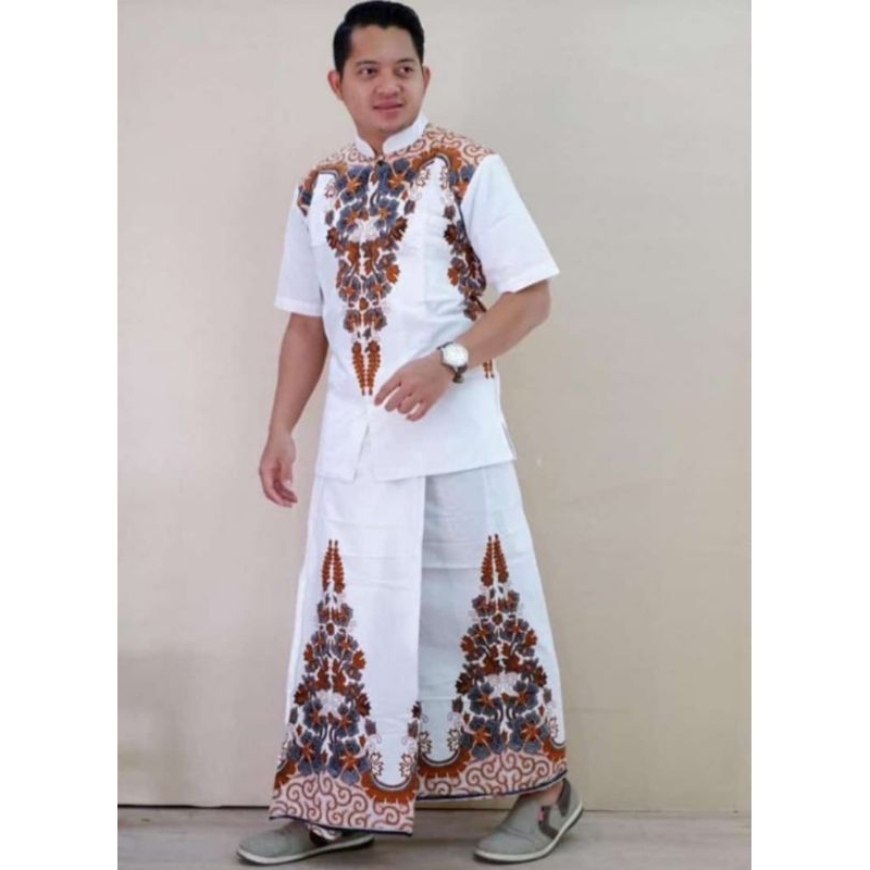 Batik Setelan Baju Dan Sarung Dan Setelan Celana Sarung Batik