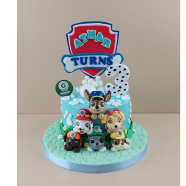 

PAW PATROL FIGUR CAKE UK 15CM / KUE ULANG TAHUN