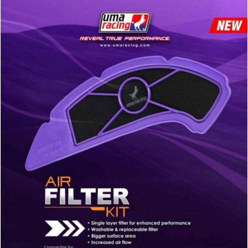 FILTER UDARA UMA RACING 100 % ORIGINAL YAMAHA NMAX NEW 2020 DAN AEROX 155 CONNECTED