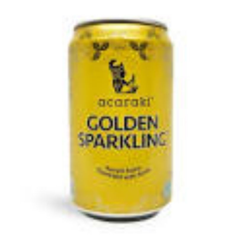 

acaraki Golden Sparkling Kunyit Asam Can 320 ml
