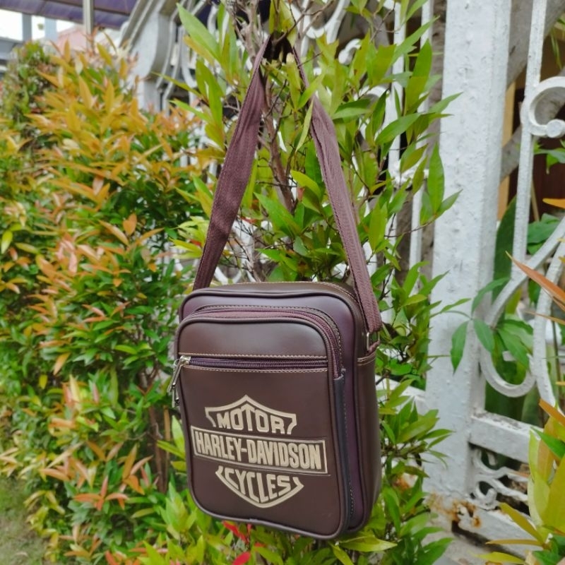 Tas Bahu Pria Kulit PU Premium | Tas Selempang Pria Best Desain