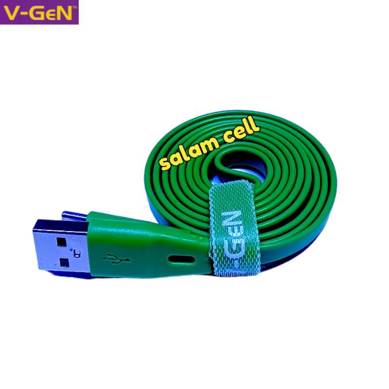 Kabel Data Type-C V-Gen JCT3-02 Fast Charging 1 toples isi 30pcs Original Vgen JCT302 Garansi Resmi