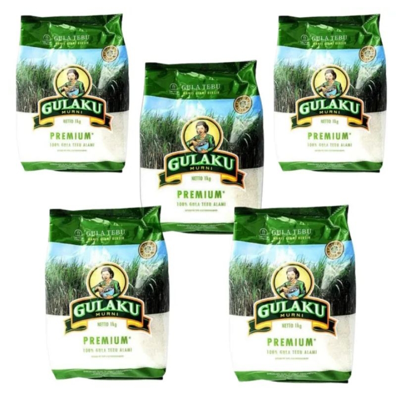 

PAKET Gulaku Gula Tebu Premium Isi 5 x 1 Kg