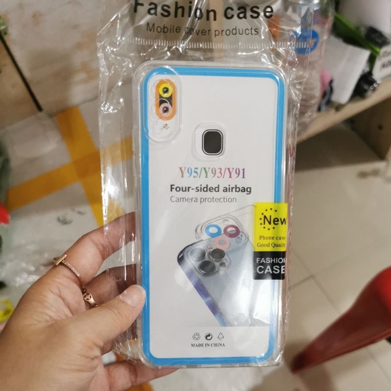 CASE VIVO Y91 / Y93 / Y95 CASE CLEAR AIRBAG BENING PROTEC CAMERA