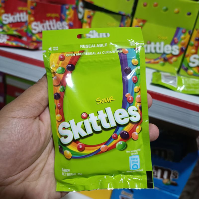 Jual skittles 45g original impor permen skittles exp lama skittles