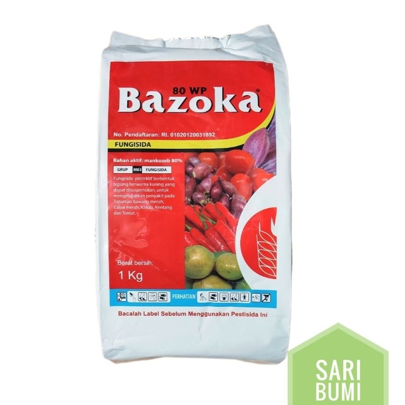 [Fungisida] Bazoka 80WP (1KG) Mankozeb 80%