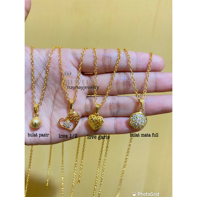 Kalung Rantai warna 24k