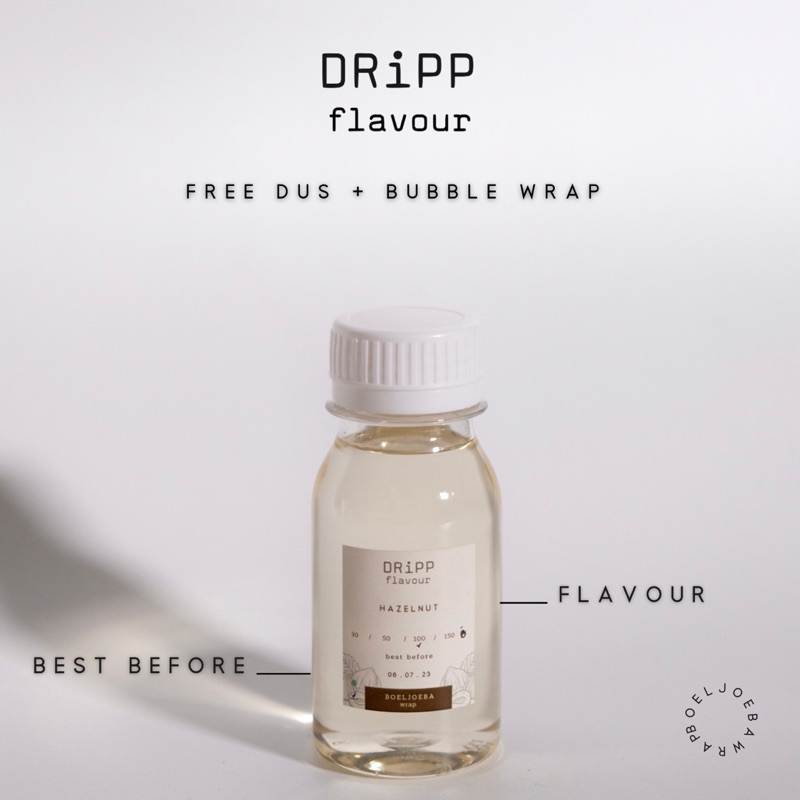 Dripp Hazelnut Syrup Repack [30, 50, 100] g