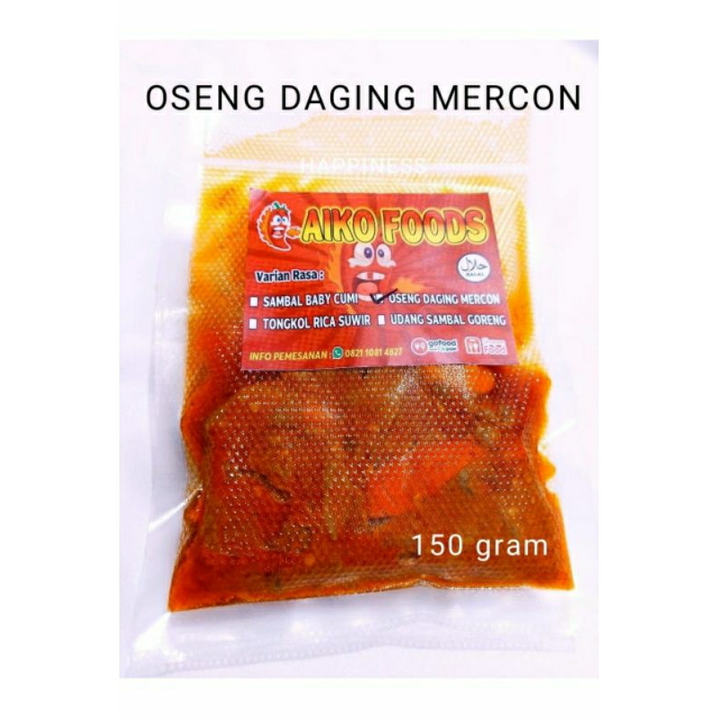 

Oseng Daging Mercon