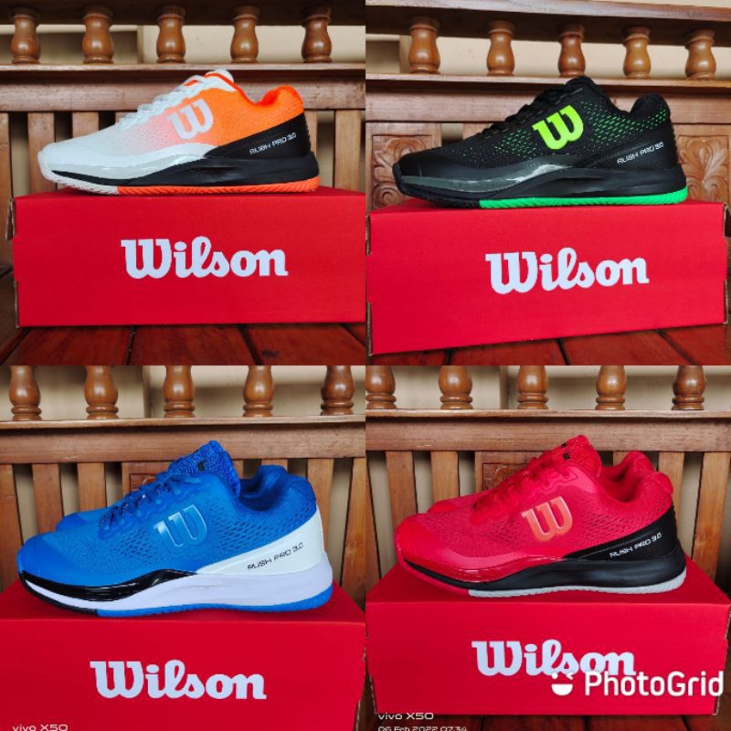 SEPATU TENIS WILSON RUSH PRO 0:3 ORIGANAL