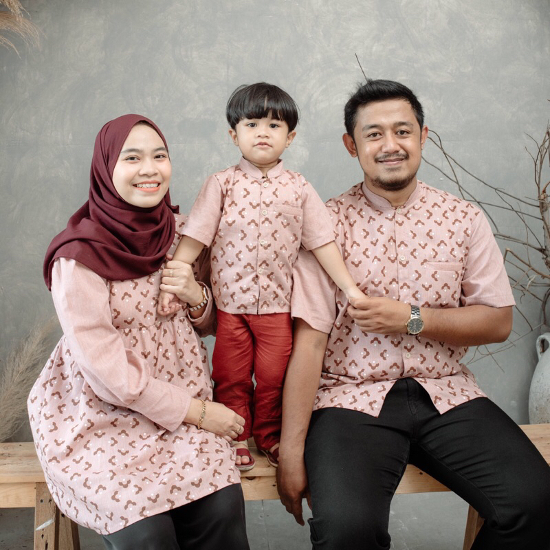 REIRA Family Set Baju Couple Anak | Sarimbit Keluarga | Raya