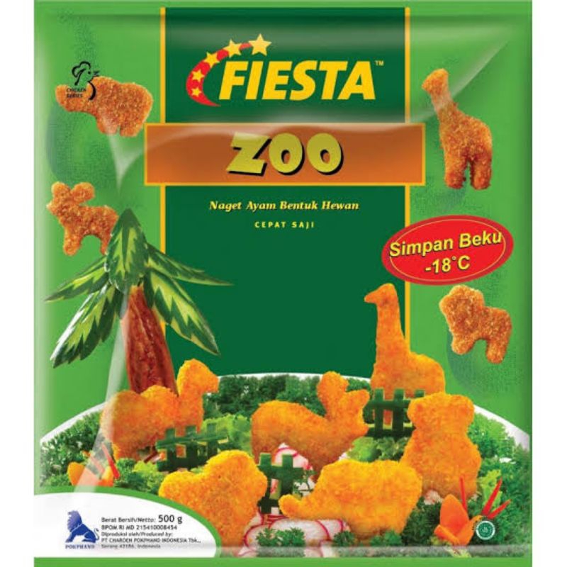 

Fiesta Chiken Nugget zoo 500gram