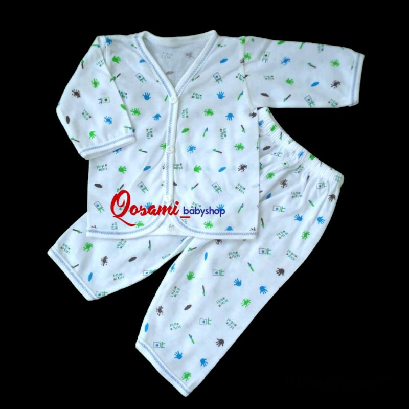 MEGA ( 3 Setel  )Setelan Panjang Bayi Newborn Motif SNI