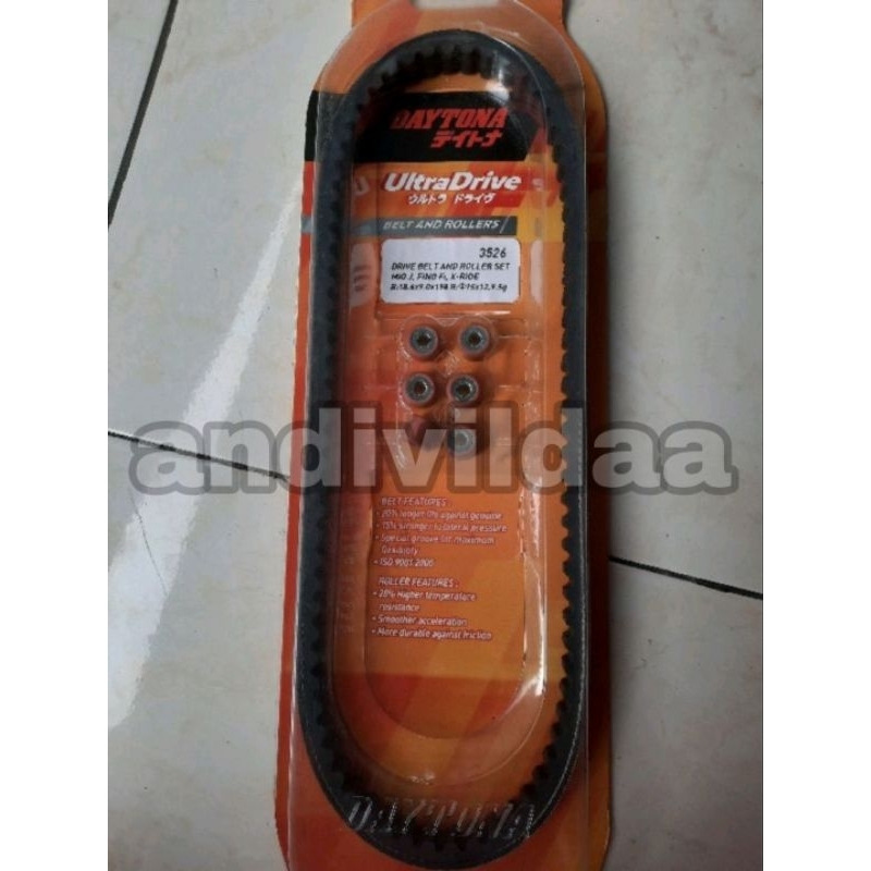 Vanbelt set daytona (MIO J, FINO FI, X-RIDE, SOUL GT, MIO GT)