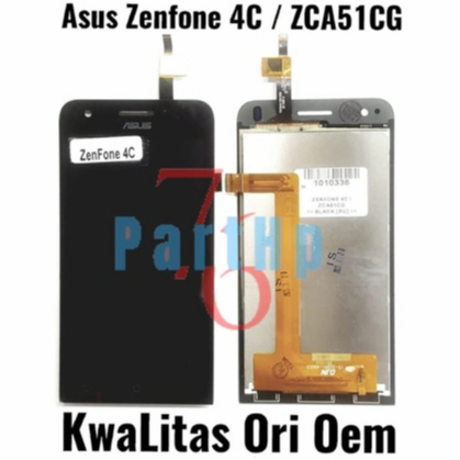 Lcd Touchscreen Fullset Kwalitas Ori oem Asus Zenfone 4C - ZCA51CG- Hitam