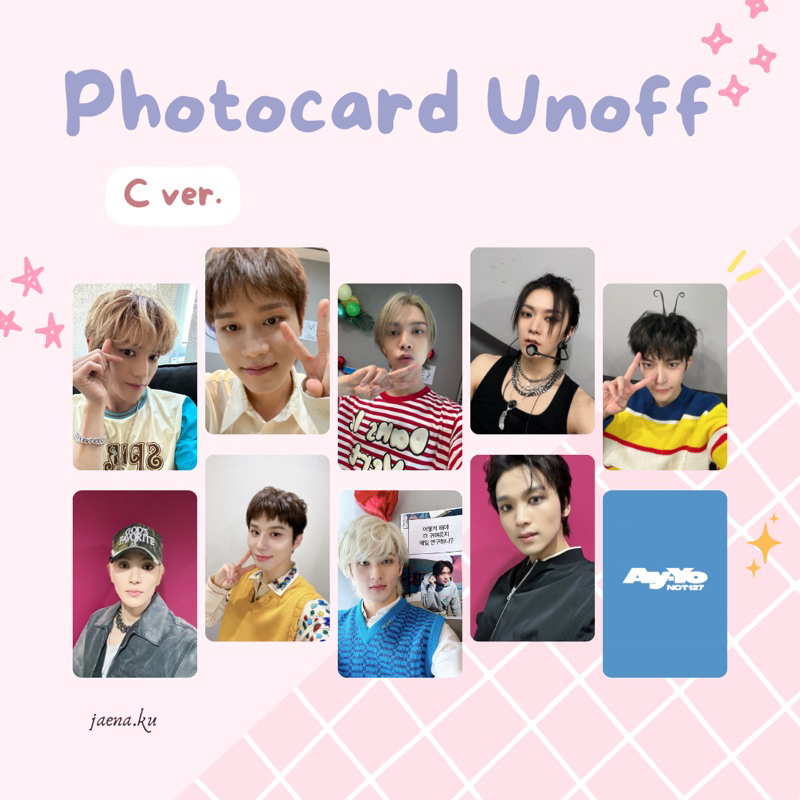 [NCT 127] PHOTOCARD SELCA AY-YO UNOFFICIAL