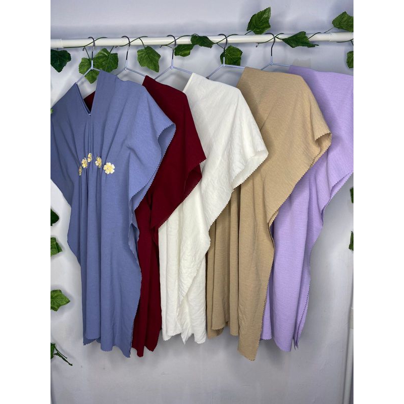 KAFTAN ANAK || KAFTAN LEBARAN ANAK 1-8 TAHUN || Bunga+payet, Laser cut