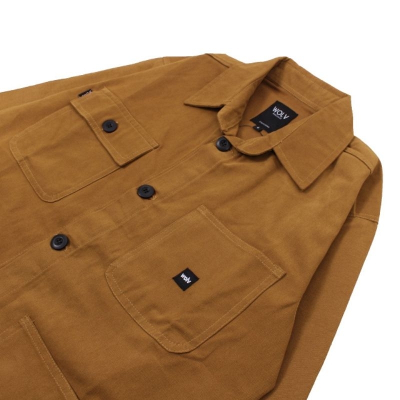 WOLV - TRUCKER JACKET SEMI PARKA PRIA SIZE (M-XXL)