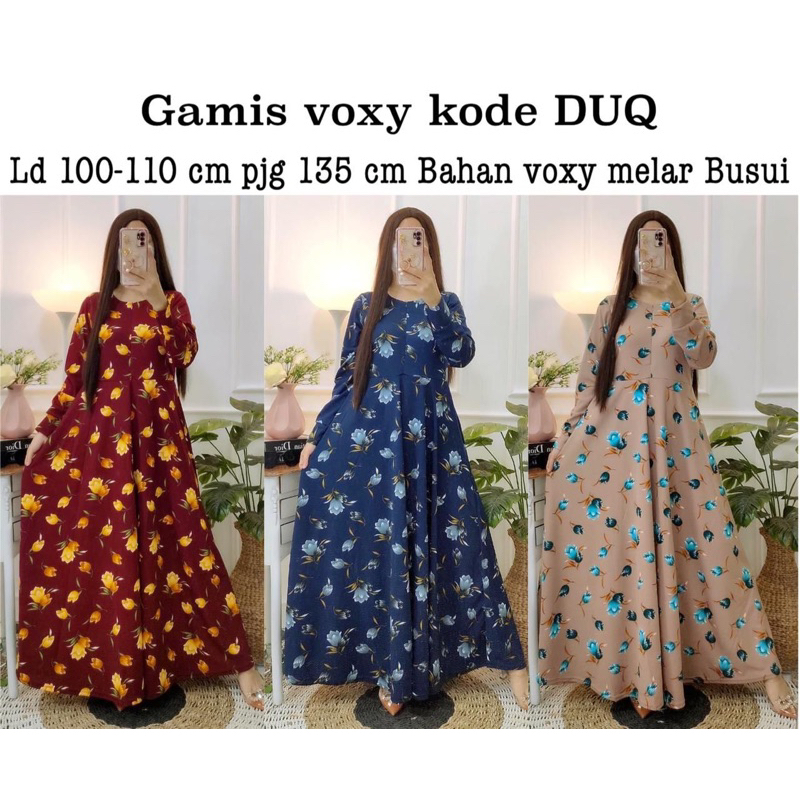 gamis voxy busui duq