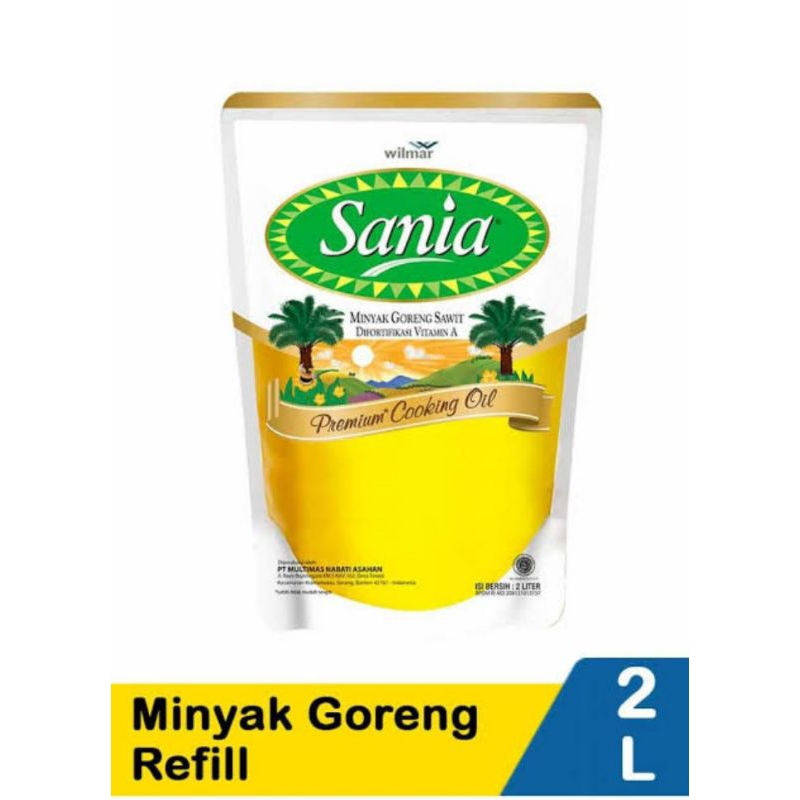 

Minyak Goreng Sania Refill 2 liter / Minyak Goreng Filma 2 ltr/Minyak goreng Kuncimas 2ltr