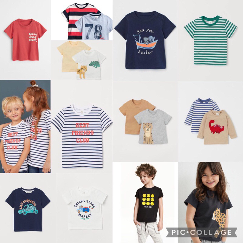 HM boys tee / HM tee / HM t-shirt /HM kaos anak / hmn tee / kaos anak hmn