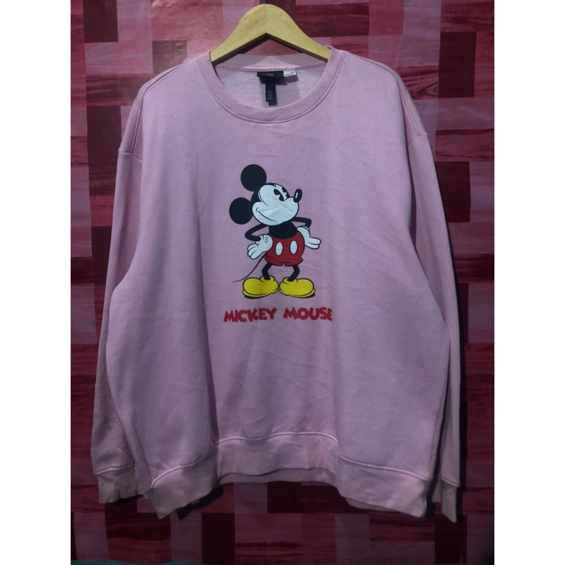 H&M Disney Mickey Donald Crewneck