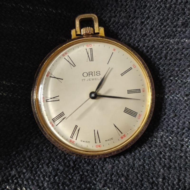 Vintage and rare  ORIS pocket watch (jam saku)