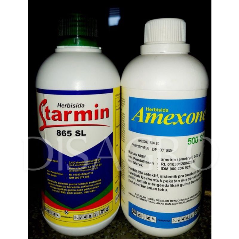 Paket Herbisida Tebu Starmin x Amexone